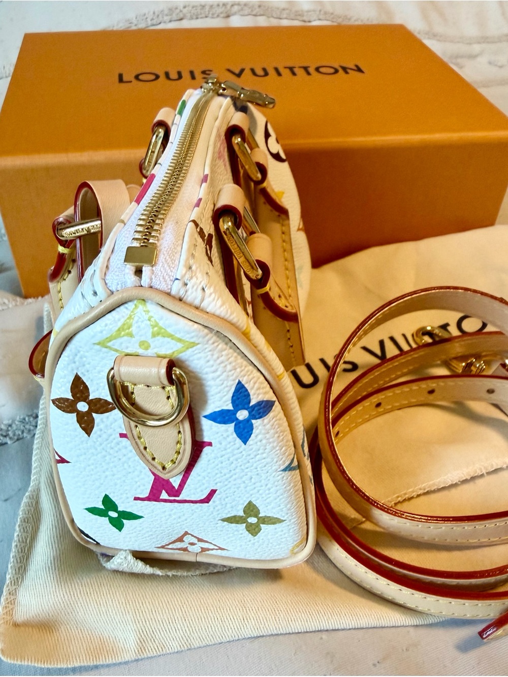 Louis Vuitton X Takashi Murakami Nano Speedy 2025 - Picture 2 of 9